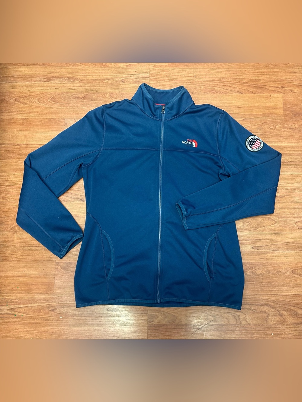 Navy Blue The North Face Never Stop Exploring Women’s Light Weight Jacket XL